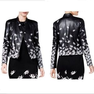 Yyigal Faux Leather Motorcycle Jacket